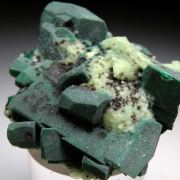 Cuprian Smithsonite, Malachite after Azurite