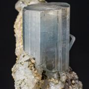 Apatite on Quartz