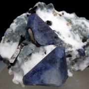 Benitoite with Neptunite