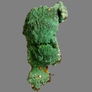Wulfenite on Malachite after Azurite