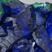 Azurite with Malachite