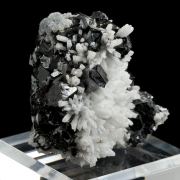 White Quartz with Black Sphalerite