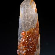 Spessartine on Quartz