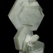 Calcite included by Hedenbergite