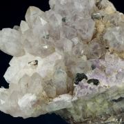 Hematite on Quartz (v. Amethyst)
