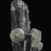 Fluorite on Schorl 