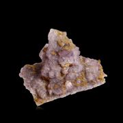 Fluorite on Siderite