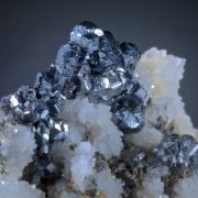 Pyrargyrite with Polybasite, Chalcopyrite, Quartz
