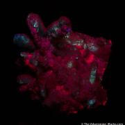 Willemite and Calcite ps. after Azurite with Mimetite