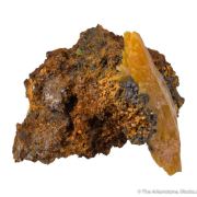 Wulfenite (large bipyramidal crystal)