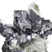 Galena, calcite, quartz