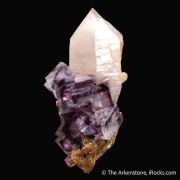 Fluorite with Quartz