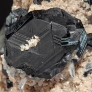 Rhodochrosite with Sphalerite, Quartz and Calcite