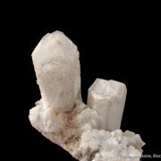 Microcline with Beryl var. Aquamarine