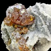 Sphalerite, quartz