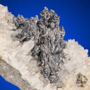 Hessite  on Quartz