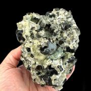 Andradite Garnet in Quartz