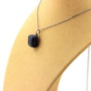 Raw Sapphire necklace. 14.28 ct.