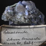 Lawsonite - ex Vaux, type locality, exceptional