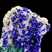 Azurite, malachite, cerussite