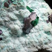 Cuprite on Chrysocolla