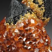 gem GARNET var. SPESSARTINE, QUARTZ var. SMOKY