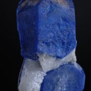 Lazurite - crystals in Calcite