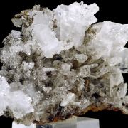 Calcite, hemimorphite