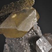 Calcite, Quartz (Herkimer style), Dolomite, Marcasite