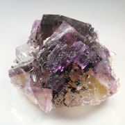 FLUORITE with PHANTOMS, CALCITE