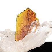 Brookite on Quartz