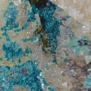 Spangolite with Brochantite, Barite etc