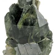 Quartz With Actinolite and Scolecite