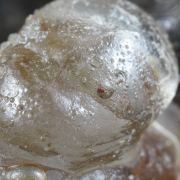 Opale / (variété - « Opal-AN ») / (variété - « Opale Hyalite ») / (« Opale vaisseau sanguin ») / Localité - San Luis Potosi, Mexique