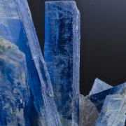 Kyanite -gemmy crystals on Quartz
