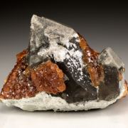 Spessartine on Quartz