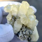 Calcite with Dolomite and Chalcopyrite