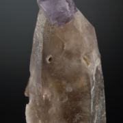 Fluorite on Smoky Quartz with Microcline