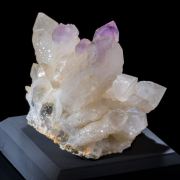 Amethyst on Quartz Scepter