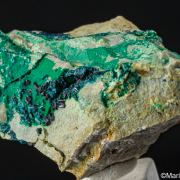 Clinoclase on Cornubite
