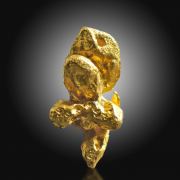 Gold, Crystal Nugget - Zapata, Santa Elena, Venezuela