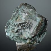 Copper after Azurite rosette