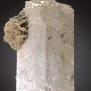 Beryl var Goshenite with Clevelandite, Schorl
