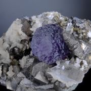 Fluorite, Arsenopyrite, Calcite, Muscovite and Quartz