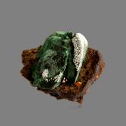 Wulfenite on Malachite after Azurite