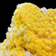 Mimetite pseudo after cerussite, hemimorphite