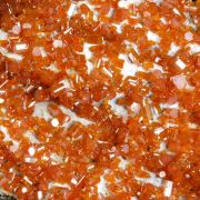 Vanadinite on Calcite