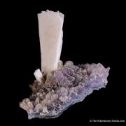 Quartz ps. Anhydrite