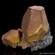 Siderite, Sphalerite cast after Calcite