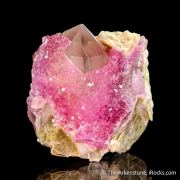 Rose Quartz on Quartz with Muscovite